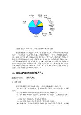 北京IVR產(chǎn)品市場調(diào)查報告